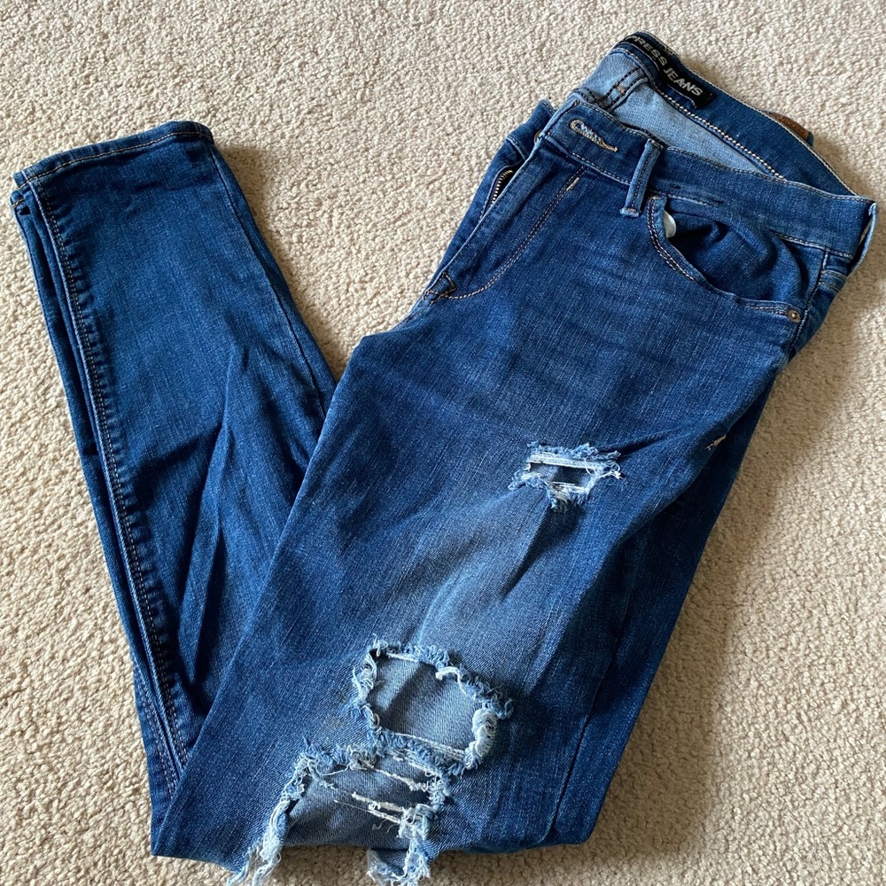 Express Distressed Jeans - Size 10 Regular